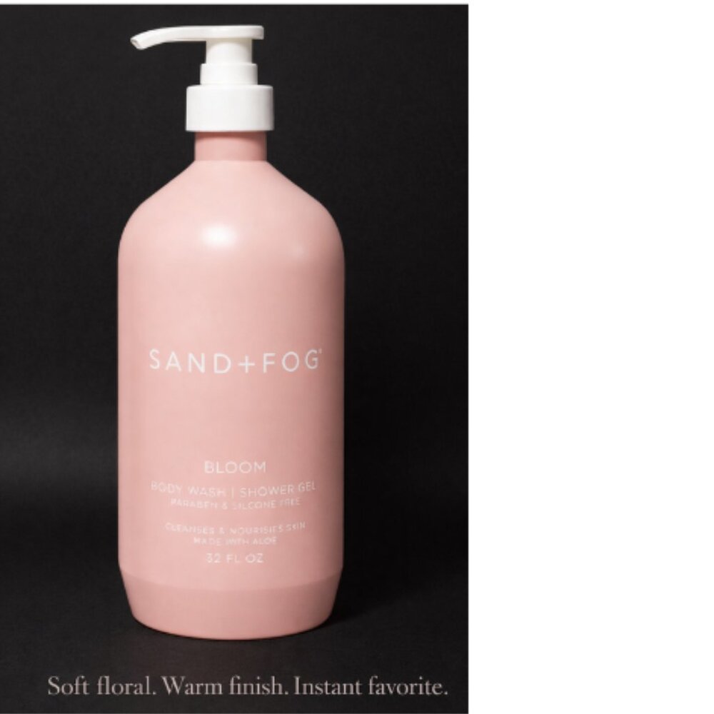 Soft, Glowy, Expensive Smelling: Bloom Body Wash by Sand + Fog 32oz New!